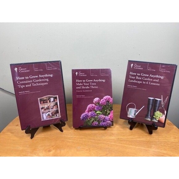 The Great Courses How to Grow Anything Melinda Myers DVDs & Guidebook New Sealed - Picture 1 of 8